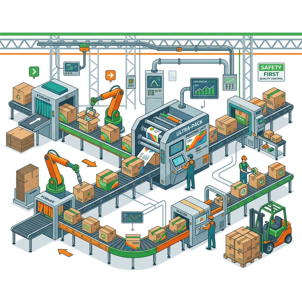 Packaging production line